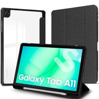 Funda Subblim Clear Shock Case para Samsung A11 8.7'/ Negra