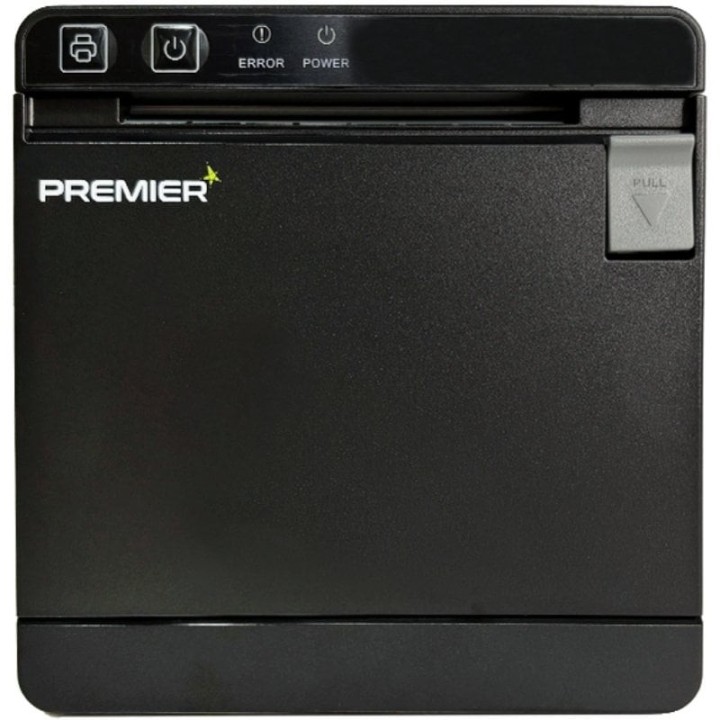 Impresora de Tickets Premier ITP-Front II/ Térmica/ Ancho papel 80mm/ USB-Ethernet/ Negra