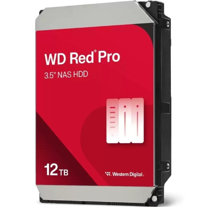 Disco Duro Western Digital WD Red Pro NAS 12TB/ 3.5'/ SATA III/ 512MB