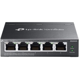 Switch TP-Link Omada ES205GP 5 Puertos/ RJ-45 10/100/1000/ PoE+