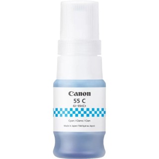 Botella de Tinta Original Canon GI-55/ Cian