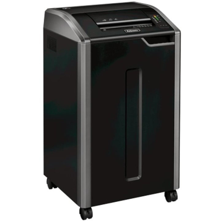 Destructora Fellowes 425i/ Corte en Tiras de 5.8mm/ Negra