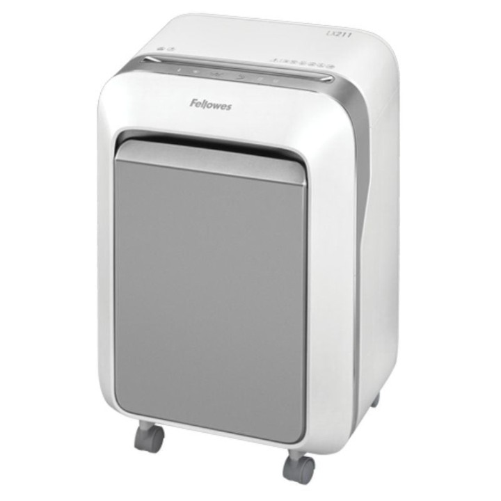 Destructora Fellowes LX211/ Microcorte de 2 x 12mm/ Blanca