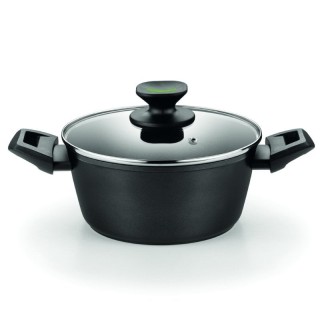 Cacerola Alta Monix Green M480320/ Ø20cm/ Aluminio forjado/ Apta para Inducción