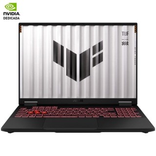 Portátil Gaming Asus TUF Gaming A16 TUF608UMI-TU296 Ryzen 7 260/ 16GB/ 512GB SSD/ GeForce RTX 5060/ 16'/ Sin Sistema Operativo