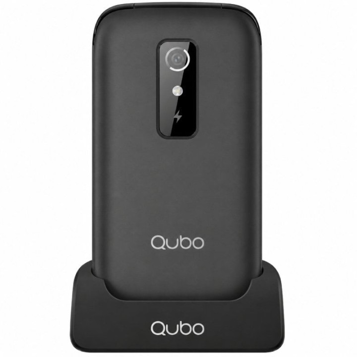 Teléfono Móvil Qubo P-220BKC 4G para Personas Mayores/ Negro