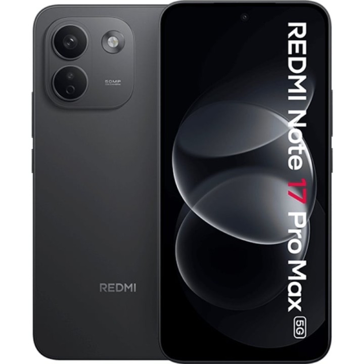 Smartphone Xiaomi Redmi Note 17 Pro Max 8GB/ 512GB/ 6.83'/ 5G/ Negro