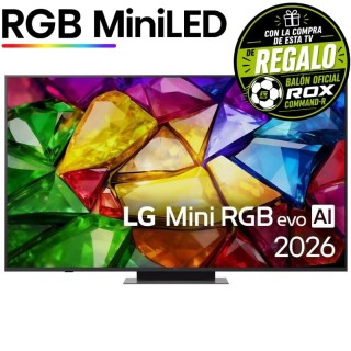 Televisor LG Micro RGB evo AI MRGB86 65MRGB86B6A 65'/ Ultra HD 4K/ Smart TV/ WiFi