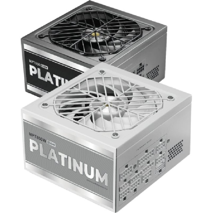 Fuente de Alimentación Mars Gaming MPT850/ 850W/ Ventilador 14cm/ ATX 3.1/ PCIe 5.1/ 80 Plus Platinum/ Blanca