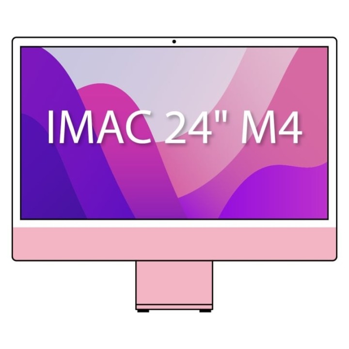 Apple iMac 24' Retina 4,5K / M4 10-Core CPU/ 16Gb/ 512Gb SSD/ 10-Core GPU/ Rosa