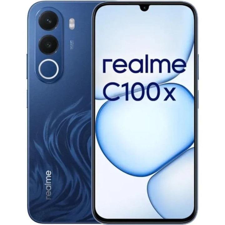 Smartphone Realme C100X 4GB/ 256GB/ 6.8'/ Azul