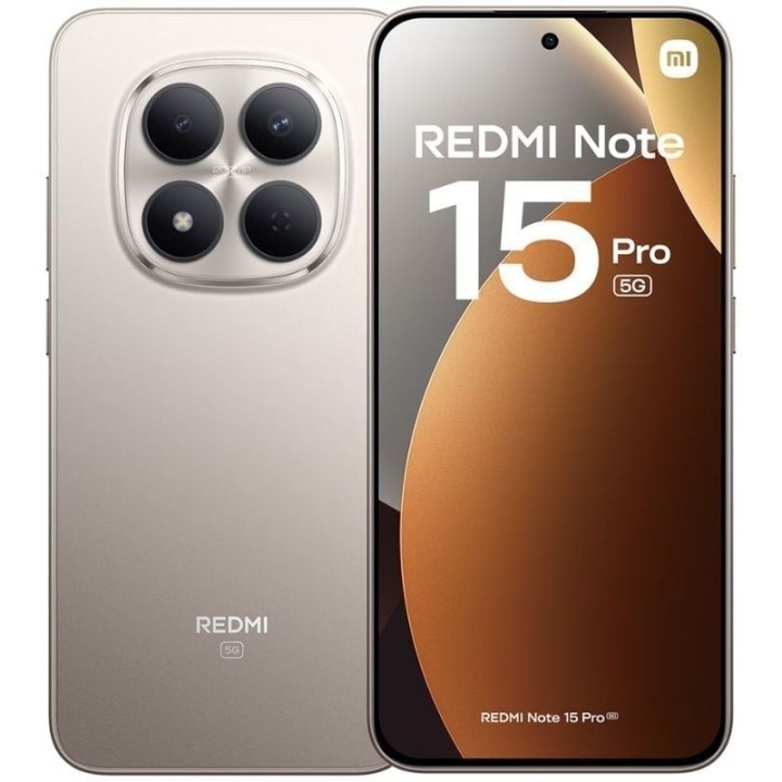 Smartphone Xiaomi Redmi Note 15 Pro 8GB/ 512GB/ 6.83'/ 5G/ Titanio