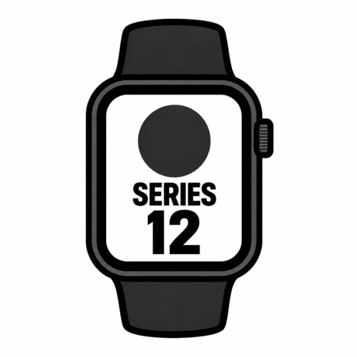 Apple Watch Series 12/ GPS/ 42mm/ Negro/ Correa Deportiva Negro (S/M)
