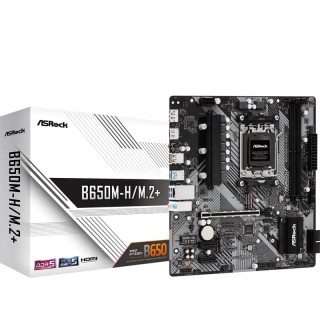 Placa Base Asrock B650M-H/M.2+/ DDR5/ PCIe 4.0/ Socket AM5/ Micro ATX