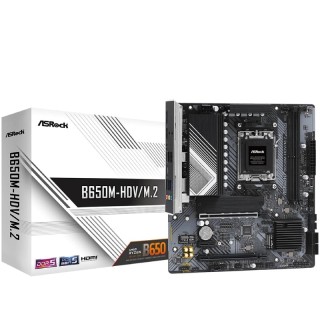 Placa Base Asrock B650M-HDV/M.2/ DDR5/ PCIe 5.0/ Socket AM5/ Micro ATX