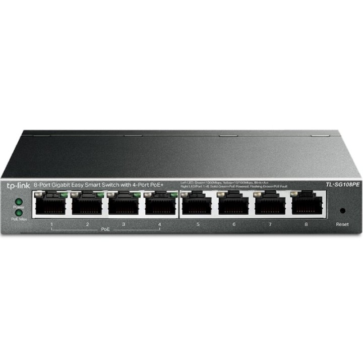 Switch TP-Link TL-SG108PE 8 Puertos/ RJ-45 10/100/1000/ PoE