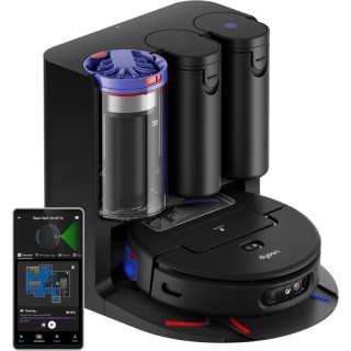 Robot Aspirador Dyson Spot+Scrub AI/ Friegasuelos/ control por WiFi/ Negro