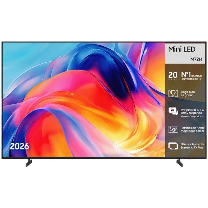 Televisor Samsung Mini LED M72H 43'/ Ultra HD 4K/ Smart TV/ WiFi