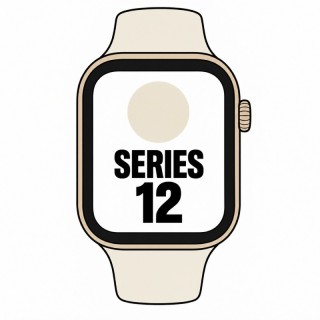 Apple Watch Series 12/ GPS/ 42mm/ Dorado Claro/ Correa Deportiva Arena (S/M)
